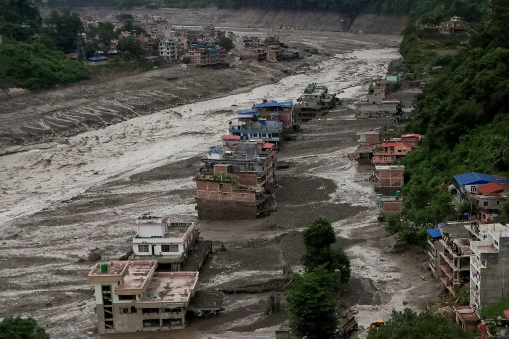 Floods on the Nepal–China border