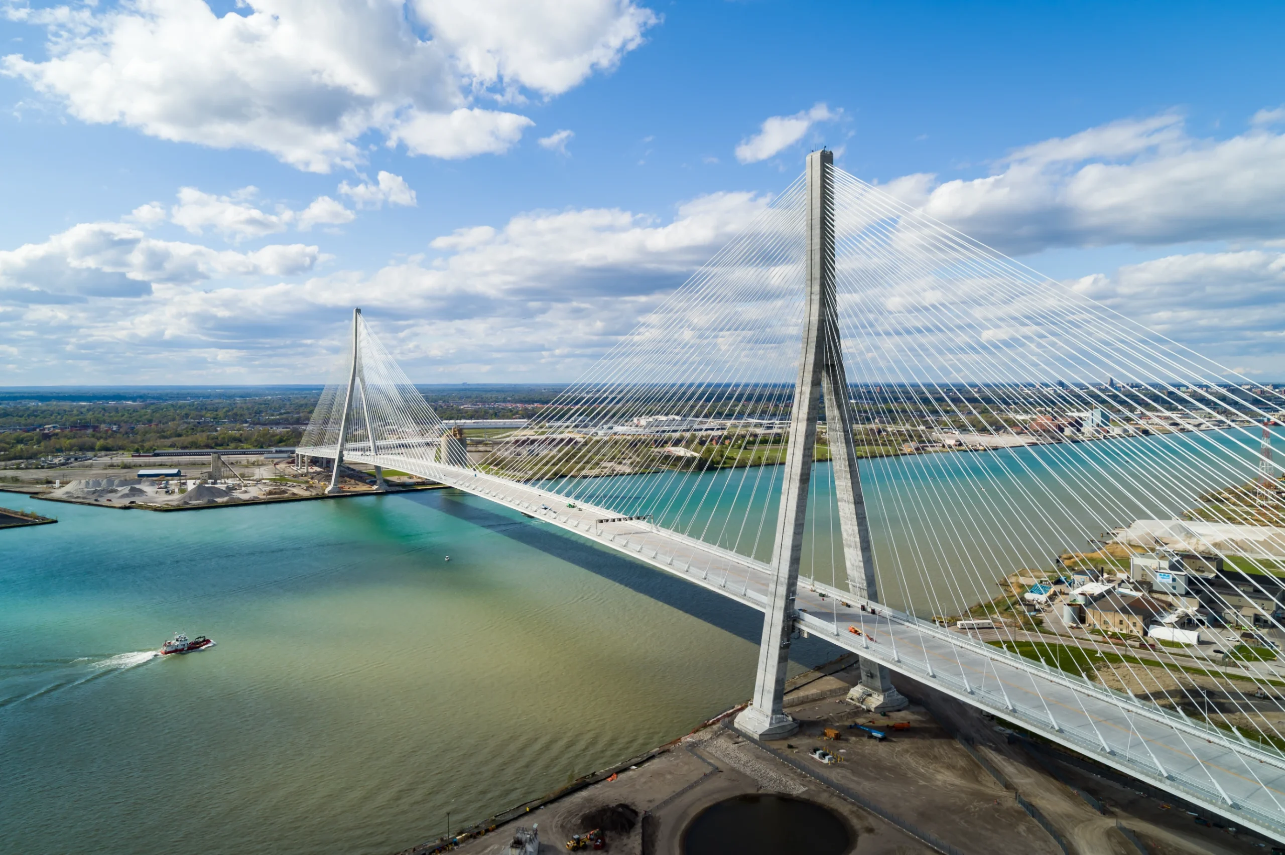 Long-Awaited US-Canada Bridge Opens to Traffic 5 Gordie Howe International Bridge