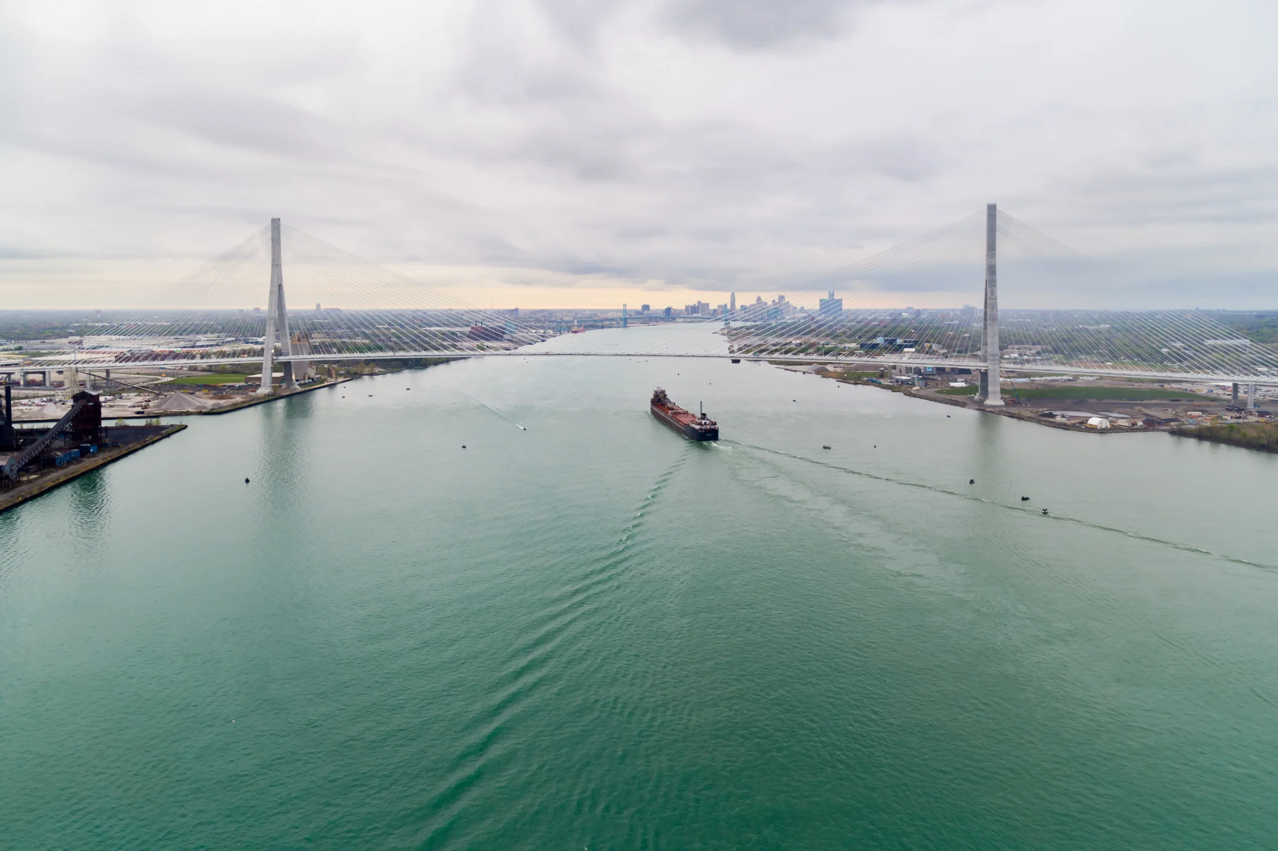 Long-Awaited US-Canada Bridge Opens to Traffic 6 Gordie Howe International Bridge