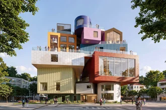 MVRDV Designes Cultural Project in Shenzhen is a Vertical Reinterpretation of the Surrounding Village