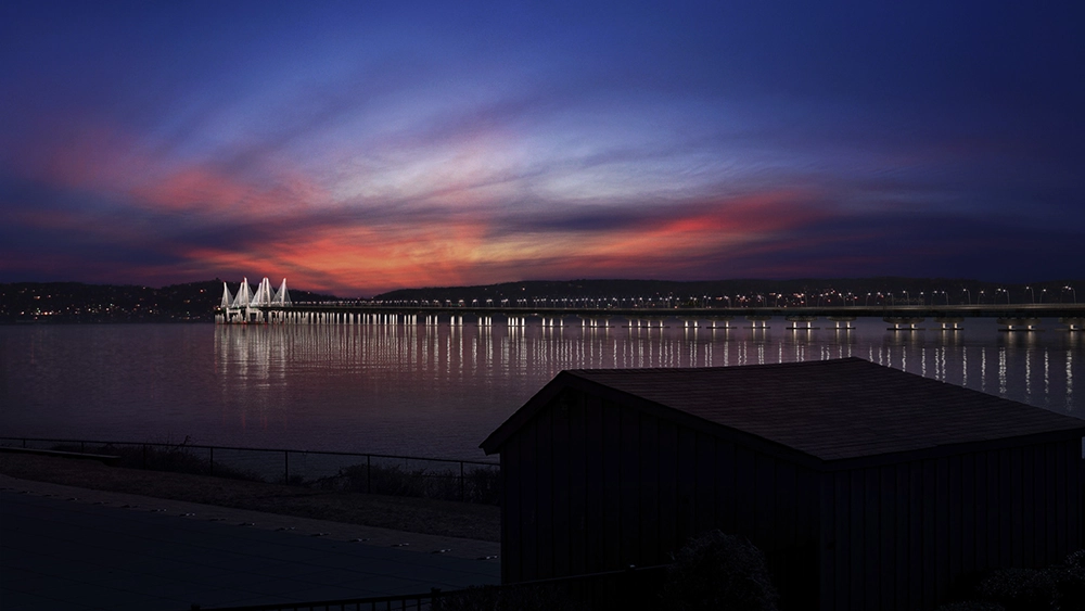 Tappan Zee Bridge Night View