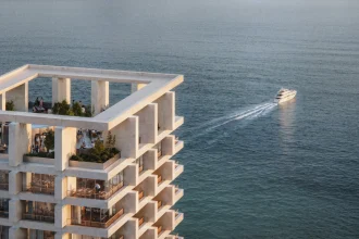 OODA’s DUAS Towers Draw from Albanian Stone and Weaving