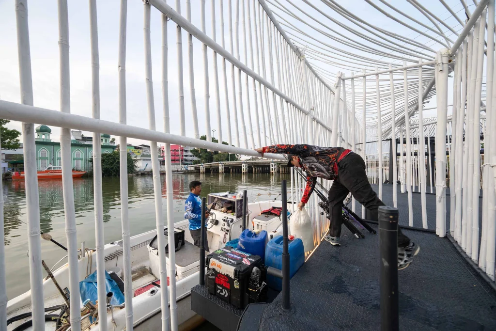 Pattani Fishermen Community Hub fishing boat docking