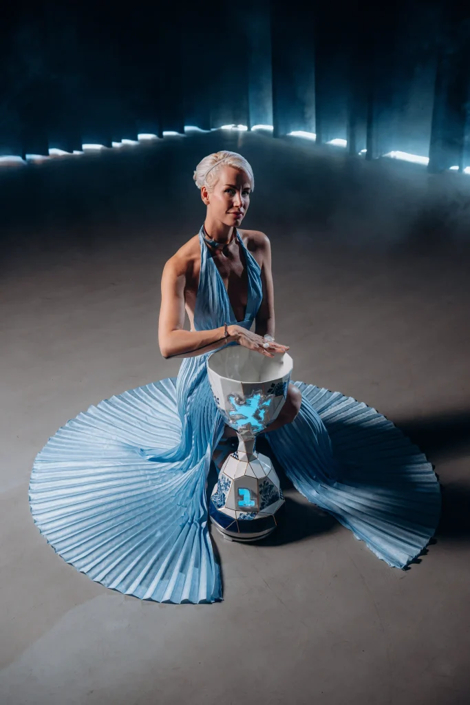 Royal Delft Unveils Tech-Infused Trophies_Anouk Wipprecht