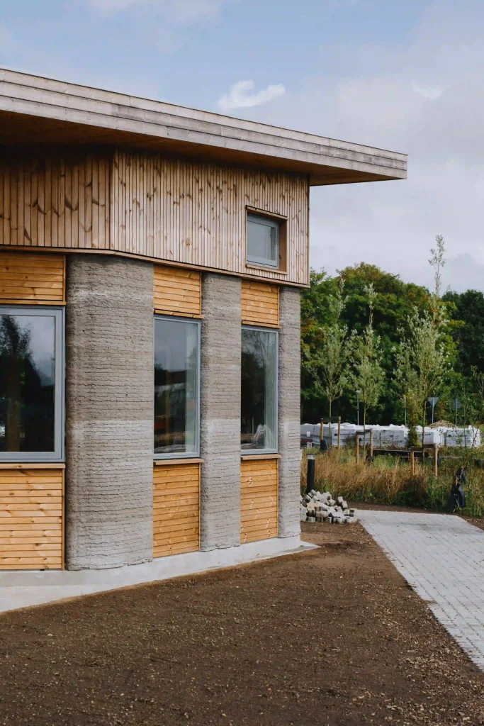 Skovsporet Europe’s Largest 3D-Printed Housing Project Exterior