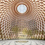 Interior of The Seed pavilion