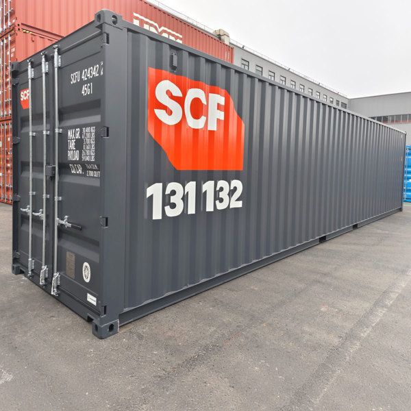 Shipping Containers side view