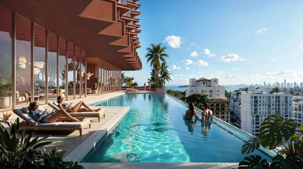 MiMar by CRA-Carlo Ratti Associati rethinks affordable coastal living in West Palm Beach with ocean views, climate-responsive design, and a hybrid timber-concrete structure.