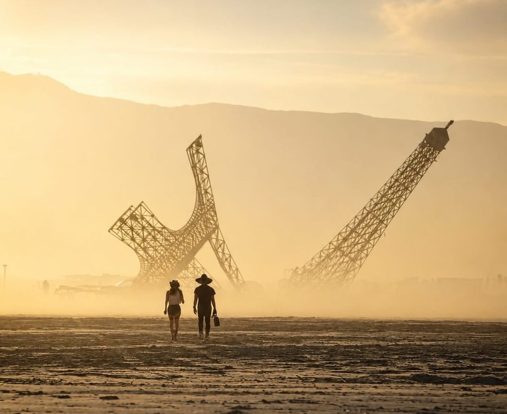 Eiffela Broken Dream Burning Man 2026