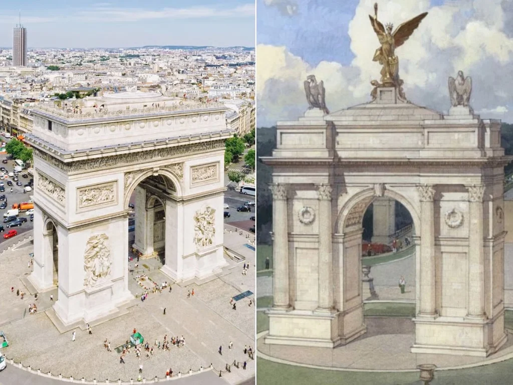 Excavation for Washington’s 250-foot Triumphal Arch
