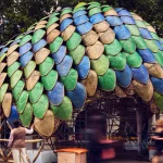 The Pangolin Shield by Studio Saar and Atelier One, supported by Secure, is a Landmark Project on Strand Aldwych