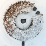 Bird's-Eye View of Arctic Bath © Viggo Lundberg