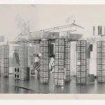 Cedric Price, View of model for Fun Palace Project, 1961-1974, gelatin silver print, photo: 29,8 × 22,6 cm, DR2004:0080:003 | Cedric Price fonds, Canadian Centre for Architecture © CCA