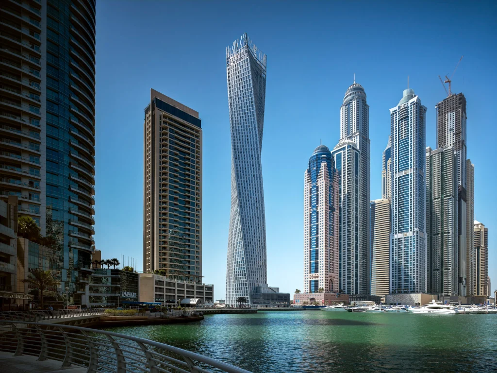The World's 10 Tallest Twisted Skycrapers_© SOM