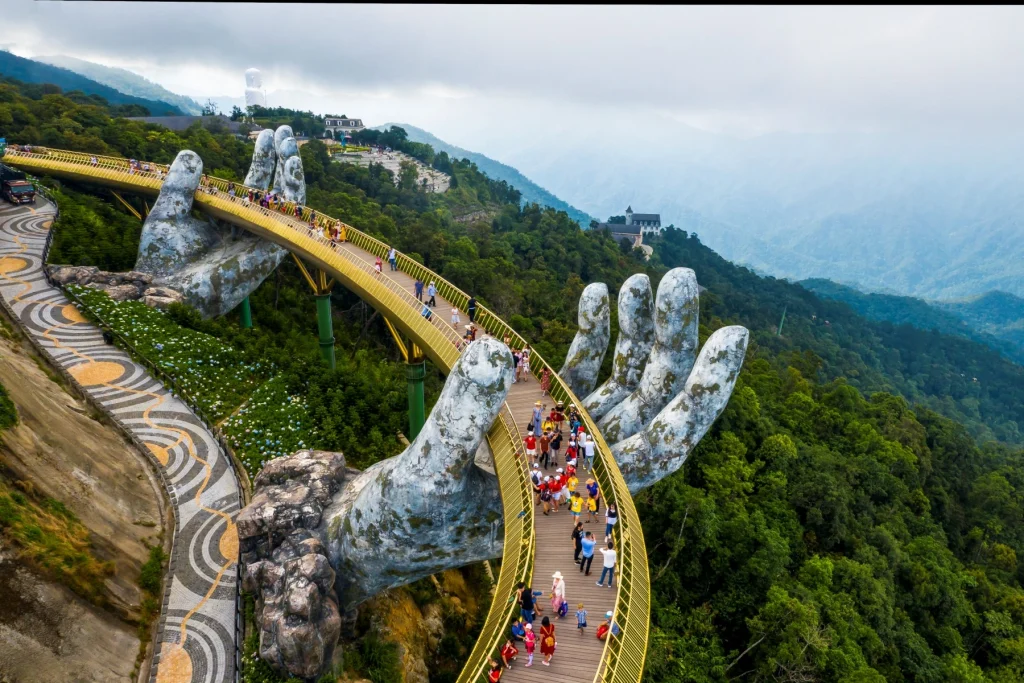 15 Most Unique Bridges Worldwide: Golden Bridge, Da Nang, Vietnam