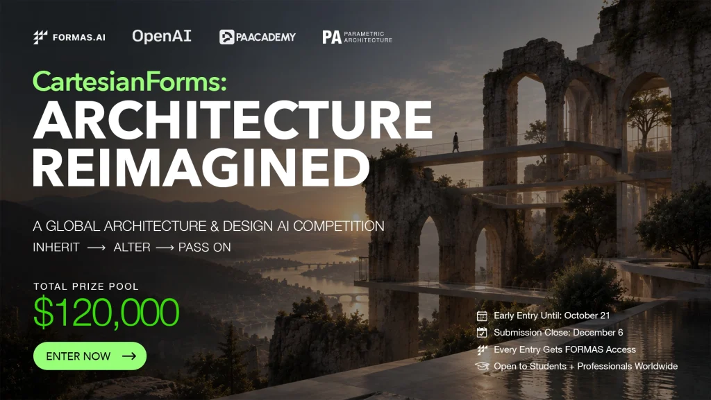 CartesianForms: Architecture Reimagined – Global AI Design Competition with a 0,000+ Prize Pool!