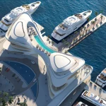 HKS Designs AMAALA Yacht Club as a Sculptural Gateway to Saudi Arabia’s Red Sea