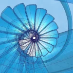 DNA 01. High-performance composite staircase by Ross Lovegrove.