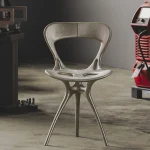 Seed 6143. 3D-printed metal chair by Ross Lovegrove in collaboration with Google DeepMind and Modem