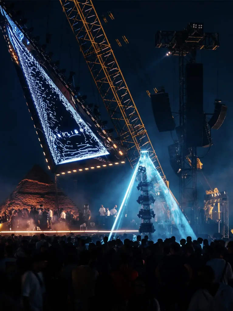 SILA SVETA Turns Pyramids of Giza into an Epic Multimedia Show