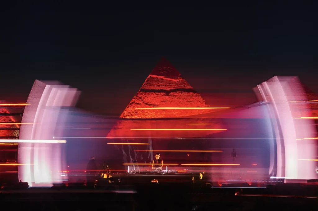 SILA SVETA Turns Pyramids of Giza into an Epic Multimedia Show