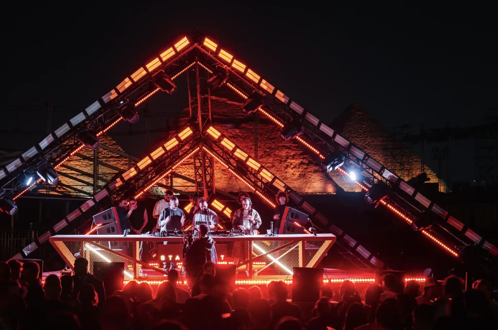 SILA SVETA Turns Pyramids of Giza into an Epic Multimedia Show